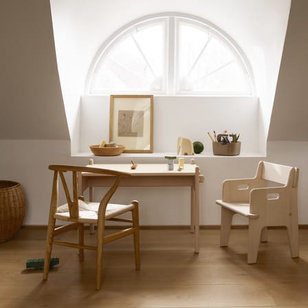 Chaise enfant CH24 Wishbone Chair bois naturel / Hans J. Wegner, 1950 - CARL HANSEN & SON