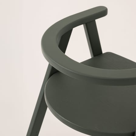 Chaise enfant Growing Green bois vert - NOBODINOZ