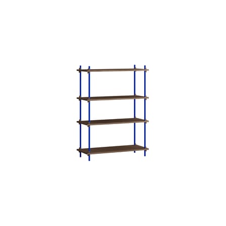 Étagère Shelving System - s.115.1.A bois marron / L 85 x H 115 x Prof. 35 cm - MOEBE