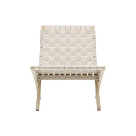Fauteuil lounge MG501 INDOOR - Cuba Chair  / Morten Gøttler, 1997 - Pliable/ Corde de papier - CARL HANSEN & SON