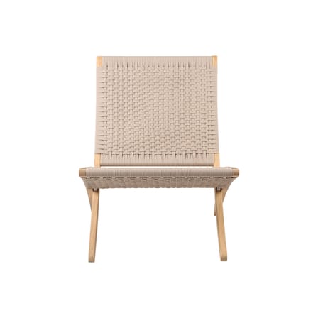 Fauteuil lounge MG501 OUTDOOR - Cuba Chair / Morten Gøttler, 1997 - Pliable / Corde - CARL HANSEN & SON