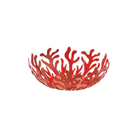 Corbeille Mediterraneo métal rouge / Ø 29 cm - Emma Silvestris, 2004 - Alessi