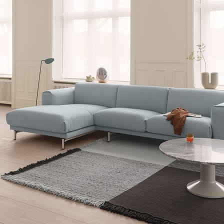 Verso Rug textile grey / 258 x 258 cm - Muuto