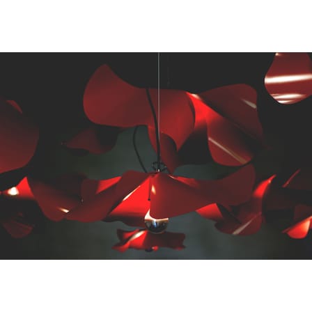 Suspension Papavero Large métal rouge / Ø 90 cm - Opinion Ciatti
