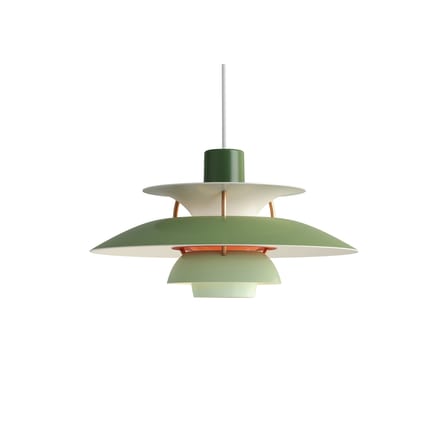 Suspension PH 5 Mini métal vert / Ø 30 cm - Louis Poulsen