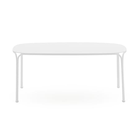 Table basse HiRay métal blanc / 90 x 59 cm - Kartell