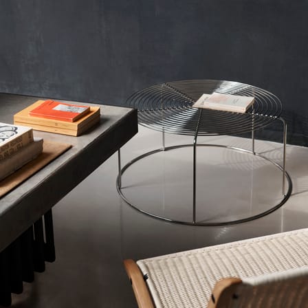 Table basse Wire VP17 métal / Ø 74 cm - Sans plateau - &tradition