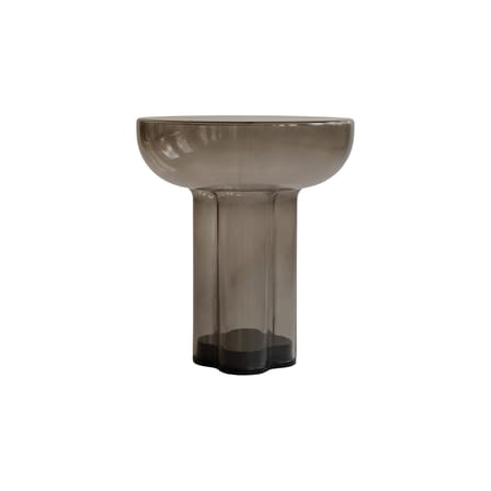 Table d'appoint Crown Tall verre marron / Ø 45 x H 50 cm - 101 COPENHAGEN