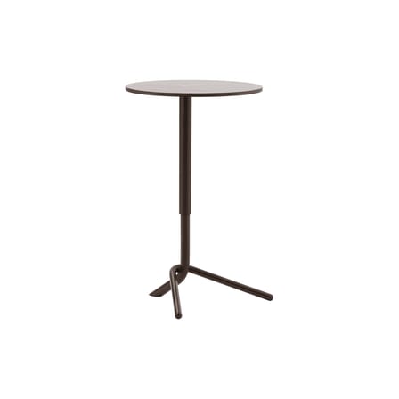 Table d'appoint Lift bois marron / Hauteur réglable 56,5 à 74 cm - Normann Copenhagen