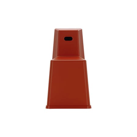 Tabouret Stool-Tool plastique rouge / Multifonction - Vitra