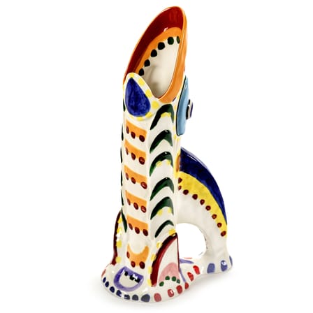 Vase Sicily 3 keramik bunt / 26 x 17 x H 52 cm - Handbemalt - Serax