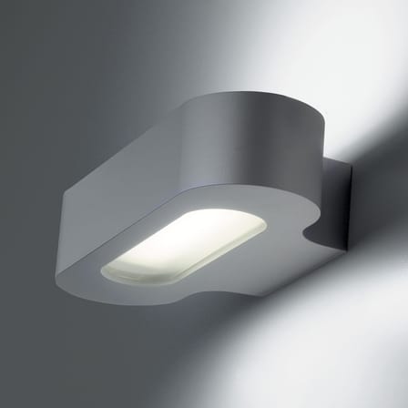 Applique Talo LED métal gris / L 21 cm - Artemide