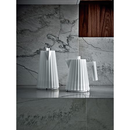 Bouilloire électrique Plissé plastique blanc / 1 L - Alessi