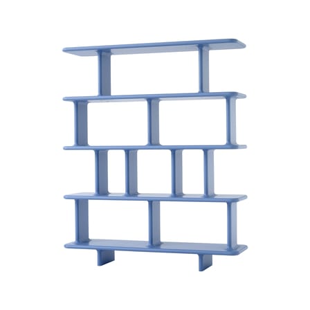 Étagère Archivo JH45 by Jaime Hayon bois bleu / L 140 x H 168 cm - &tradition