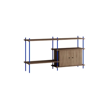 Étagère Shelving System – s.85.2.C bois marron / L 162 x H 85 x Prof. 35 cm - MOEBE