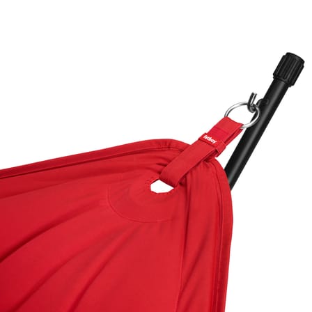 Hamac avec support Headdemock Superbe tissu rouge / Tissu Oléfine - Fatboy