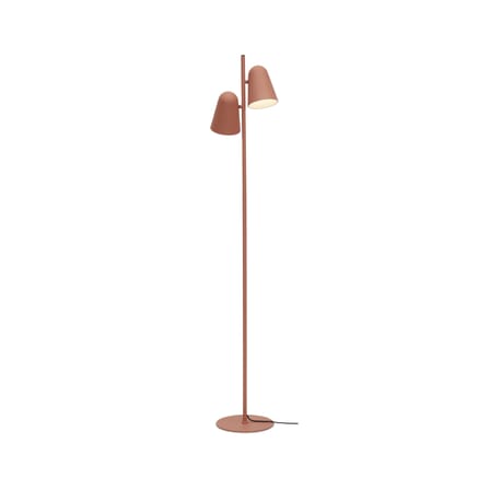Lampadaire Salamanca métal orange / 2 spots orientables - It's about Romi