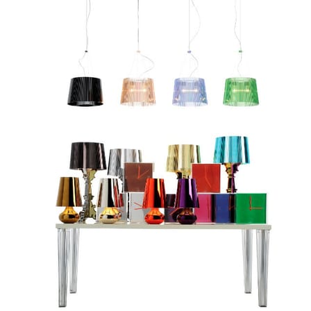 Lampe de table Bourgie plastique métal / H 68 à 78 cm - Ferruccio Laviani, 2004 - Kartell