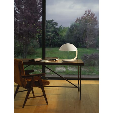 Lampe de table Cobra plastique rouge / Edition limitée 50 ans - Elio Martinelli , 1968 - Martinelli Luce