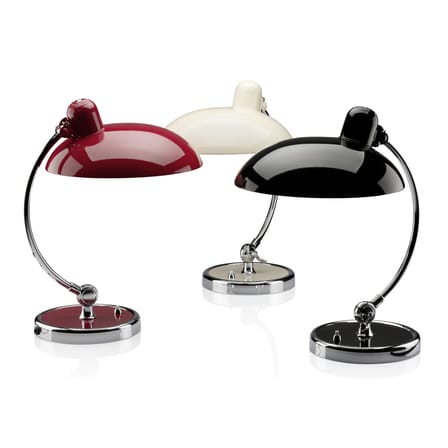 Lampe de table Kaiser idell métal blanc / Réédition 1930 - Fritz Hansen