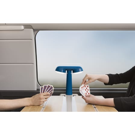 Lampe de table Lampe TGV métal bleu / Coéditée Moustache & SNCF - Moustache