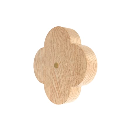 Patère Andrée bois naturel Large / Ø 10 cm - Hartô