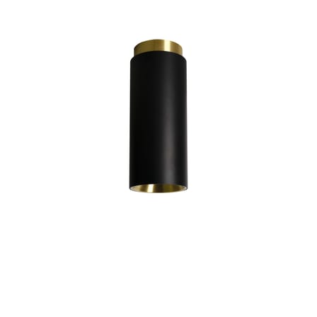 Plafoniera Tobo C65 metallo nero / Ø 6,5 x H 16,5 cm - DCW éditions