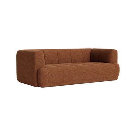 Canapé droit Quilton / 2 places - L 214 cm - Matelassé - Hay