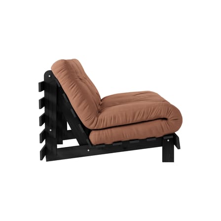 Canapé convertible Roots / L 140 cm - 3 positions / Structure noire - KARUP DESIGN