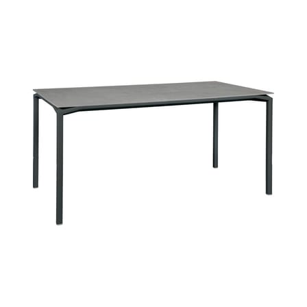 Table rectangulaire Calvi Minérale / 160 x 80 cm (6 personnes) - Plateau Dekton (aspect pierre) - Fermob