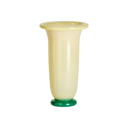 Vase Empire Large verre beige / Ø 16 x H 25 cm - Hay