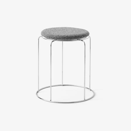 Accessoire  tissu gris / Coussin aimanté pour tabourets Wire - &tradition