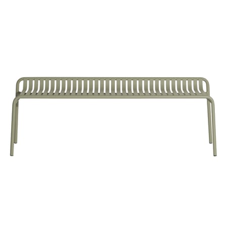 Banc Week-End métal vert / Aluminium - L 156 cm - Petite Friture