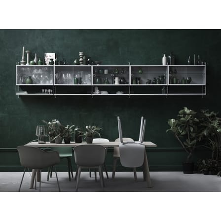 Caisson / Portes vitrées coulissantes - L 78 x P 30 x H 42 cm - String Furniture