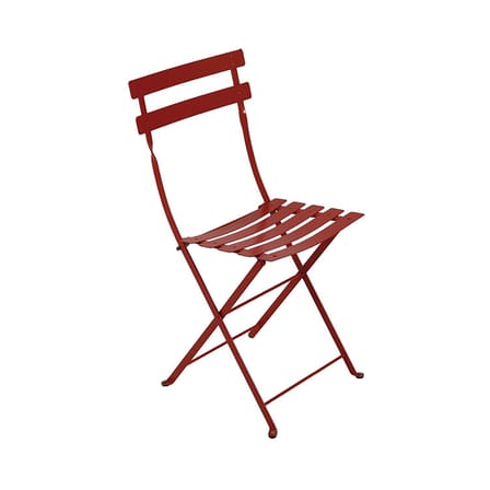 Chaise pliante Bistro métal rouge - Fermob