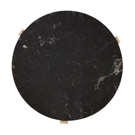 Tribus Coffee table marble black / Ø 80 x H 45 cm - Marble - AYTM