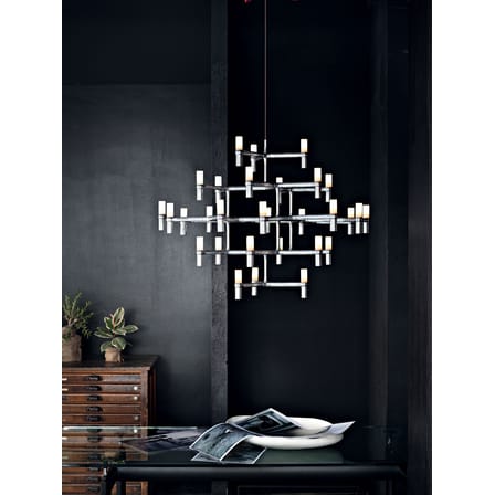 Suspension Crown Major / Ø 113 cm - Plaqué or véritable - Nemo