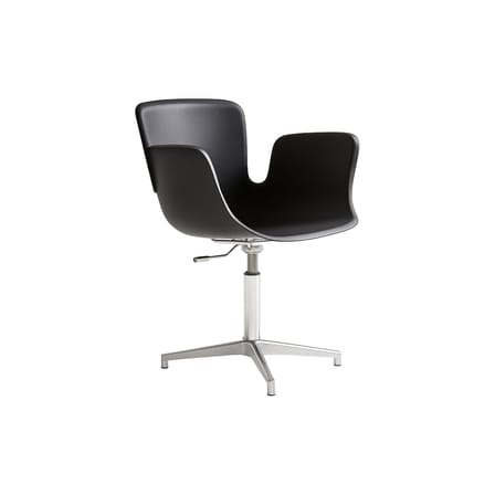 Fauteuil pivotant Juli Plastic noir - Cappellini