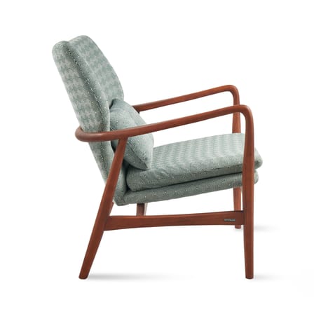 Fauteuil rembourré Peggy tissu vert - Pols Potten