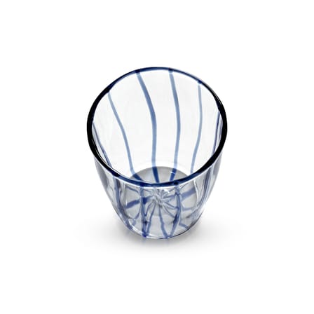 Yam 02 Glass glass blue / Set of 4 - Serax