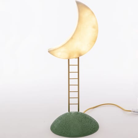 Lampe de table My Secret Place plastique vert blanc or / H 51cm - Seletti
