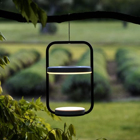 Lampe extérieur sans fil rechargeable Ulli LED métal rouge / H 29,5 cm - Fermob