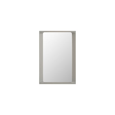 Miroir mural Arced bois gris / 80 x 55 cm - Muuto