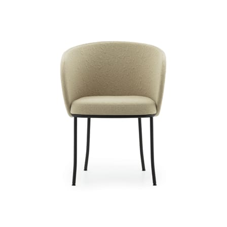 Poltrona imbottita Knit tessuto beige - Normann Copenhagen