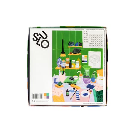 Puzzle Laboratoire vert papier multicolore / par Léa Maupetit - 1000 pièces - SULO