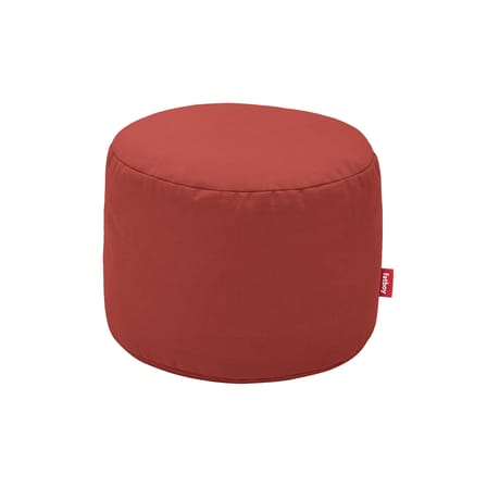 Sitzkissen Point Canvas textil rot / Recycled - Ø 50 cm - Fatboy
