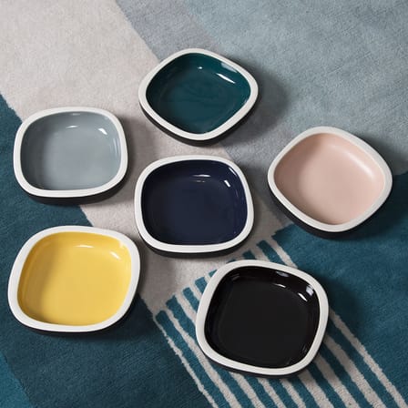 Svuotatasche Sicilia ceramica nero / Ceramica - 18 x 18 cm - Maison Sarah Lavoine