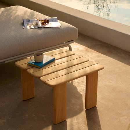 Table basse Assemble bois naturel / 55 x 55 cm - Muuto