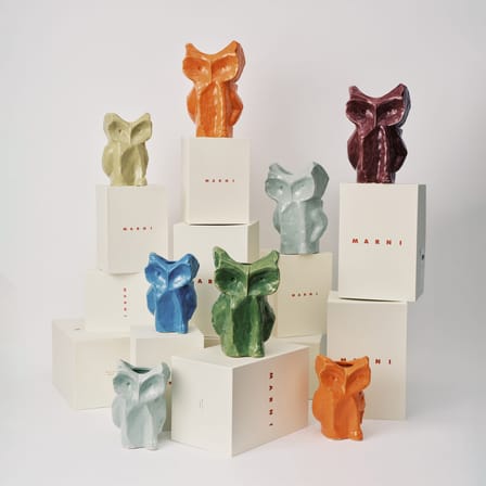 Vase After Midnight Owl  céramique vert / XS - H 12 cm - Serax