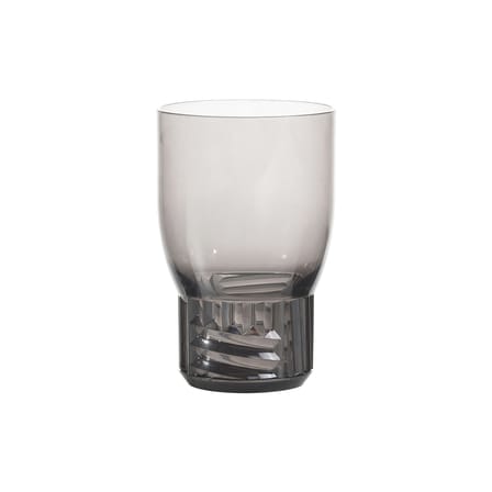 Verre Trama Medium plastique gris / H 13 cm - Kartell